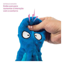 Carregar imagem no visualizador da galeria, Brinquedo Cachorro Polvo Pelucia Pet Com Apito Interno lojadetudocasa
