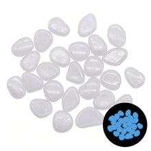 Carregar imagem no visualizador da galeria, Pedras Fluorescentes para Casa e Jardim Decoração 03 DMAZI 25 pcs Branco