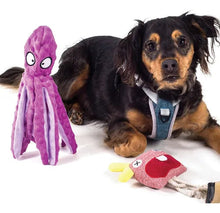 Carregar imagem no visualizador da galeria, Brinquedo Cachorro Polvo Pelucia Pet Com Apito Interno lojadetudocasa 

