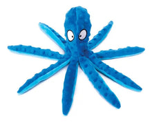 Carregar imagem no visualizador da galeria, Brinquedo Cachorro Polvo Pelucia Pet Com Apito Interno lojadetudocasa Azul 
