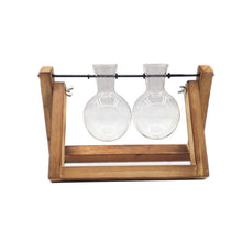 Carregar imagem no visualizador da galeria, Terrarium Hidropônicos GlassGreen Decoração 06 DMAZI 2 Vasos 

